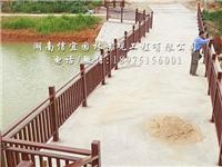 衡阳市衡东县洣江生态园风雨桥栏杆安装