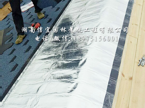 衡阳市珠晖区花花世界景区商业街木屋安装