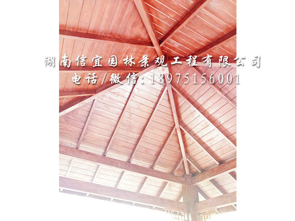 长沙市芙蓉区西龙苑四角亭安装